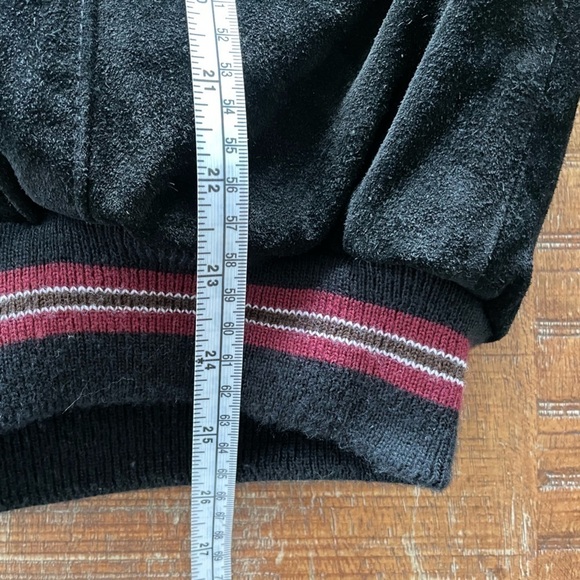 vintage Genel London Suede Leather Bomber Jacket - Picture 11 of 12